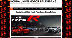 Desktop Screenshot of honda-majumobilindo.com
